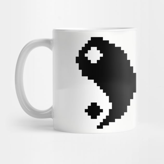 Yin Yang Pixel Art (8-bit) by Zaerisfade